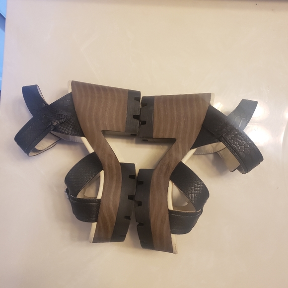 Poeme strap chunky platform heels size 38 - Picture 5 of 14